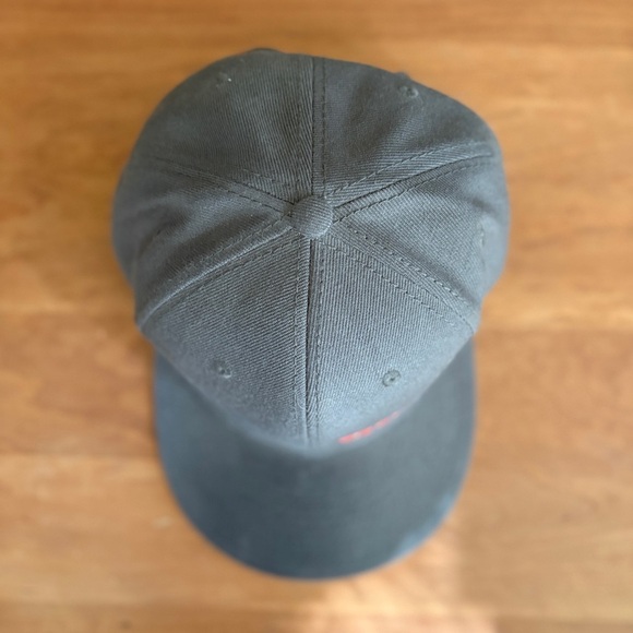 Eldora Logo Colorado Ski Resort Dark Gray & Red Adjustable Baseball Cap - Picture 2 of 13